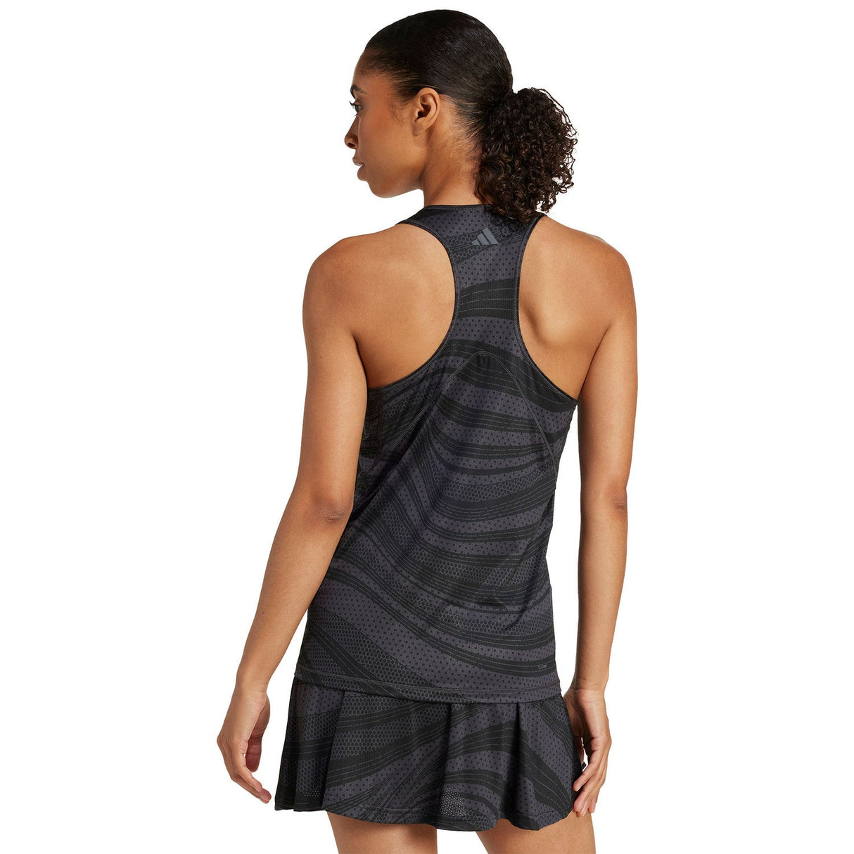 Adidas Club Graphic Tank Dark Grey - 