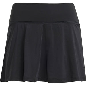 Zwarte Adidas Club rok met brede tailleband, plat vooraanzicht