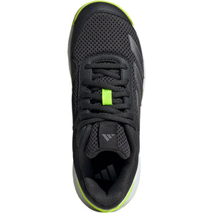 adidas Courtflash Junior K Dark Grey/Lime - 