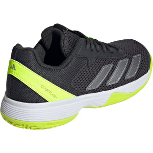adidas Courtflash Junior K Dark Grey/Lime - 
