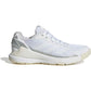 Adidas Crazyquick LS W damespadelschoen in wit met zilver, zijaanzicht buitenkant