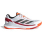 Adidas Crazyquick LS in wit met oranje en rood, schuin zijaanzicht