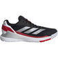 Adidas Crazyquick LS in wit met zwart, zilver en rood, schuin zijaanzicht