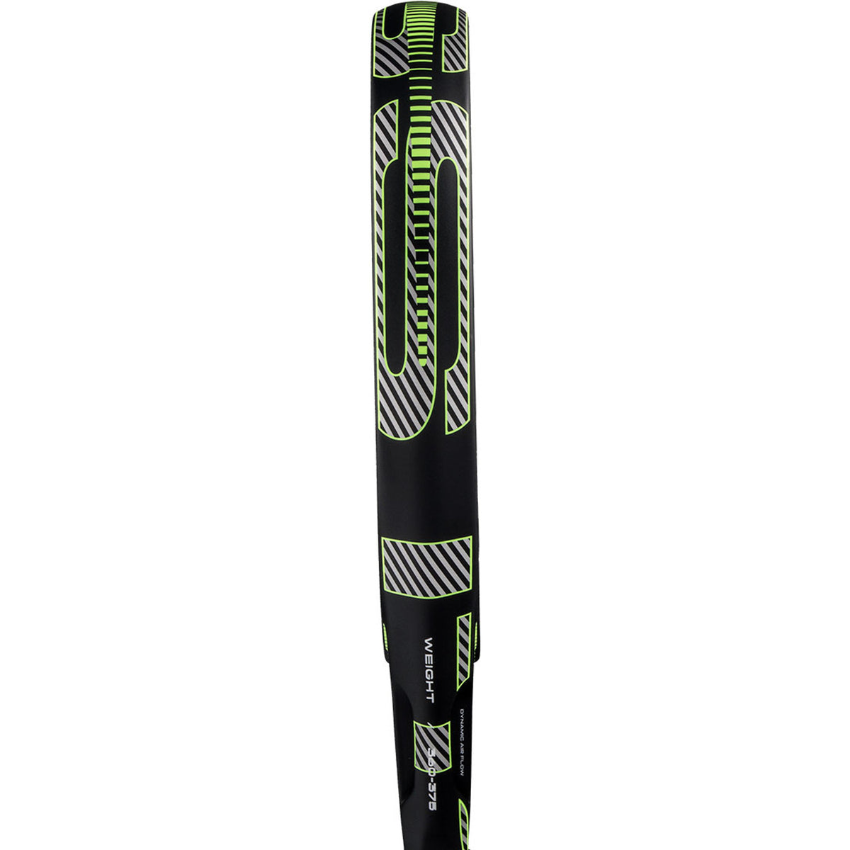 Zijaanzicht van de Adidas Cross It Carbon 3.5 over de volle lengte met limegroene streepdetails