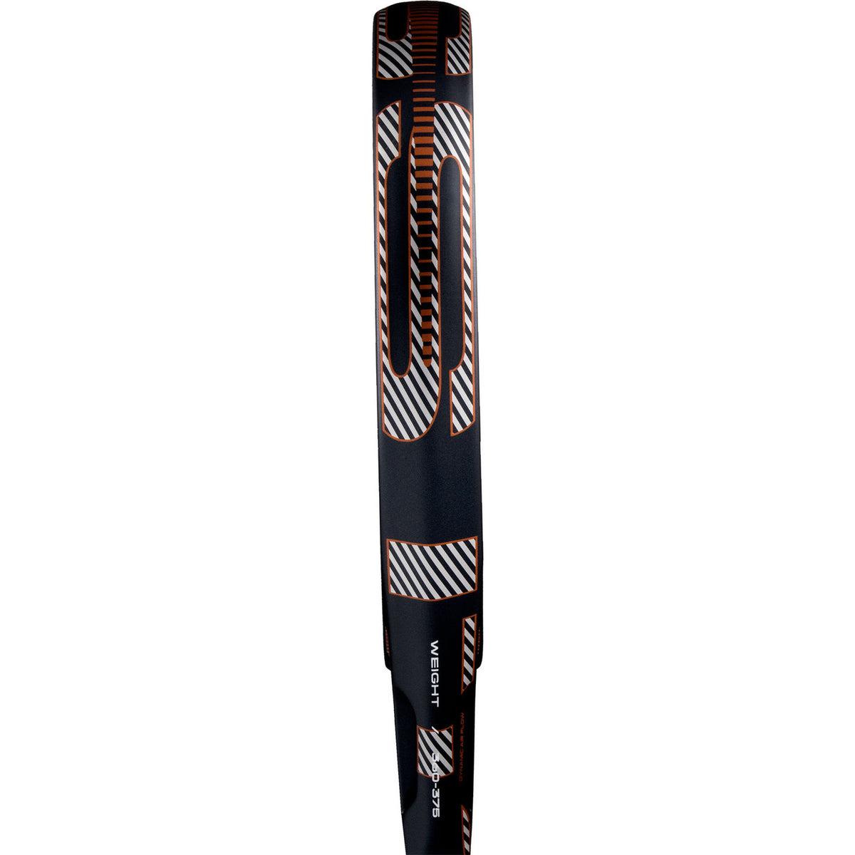 Zijaanzicht van de Adidas Cross It Carbon Ctrl 3.5 over de volle lengte in zwart met koper