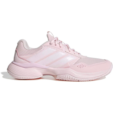 Adidas Gamecourt 3 W padelschoenen voor dames in lichtroze, zijaanzicht