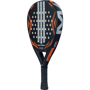 Adidas Match 3.5 2026 padelracket schuin achteraanzicht met grijze strepen