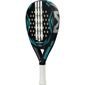 Adidas Match Light 3.5 2026 padelracket schuin achteraanzicht met witte grip