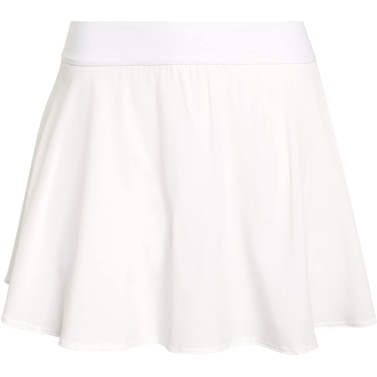 Adidas Match tennisrok voor dames in wit, plat vooraanzicht