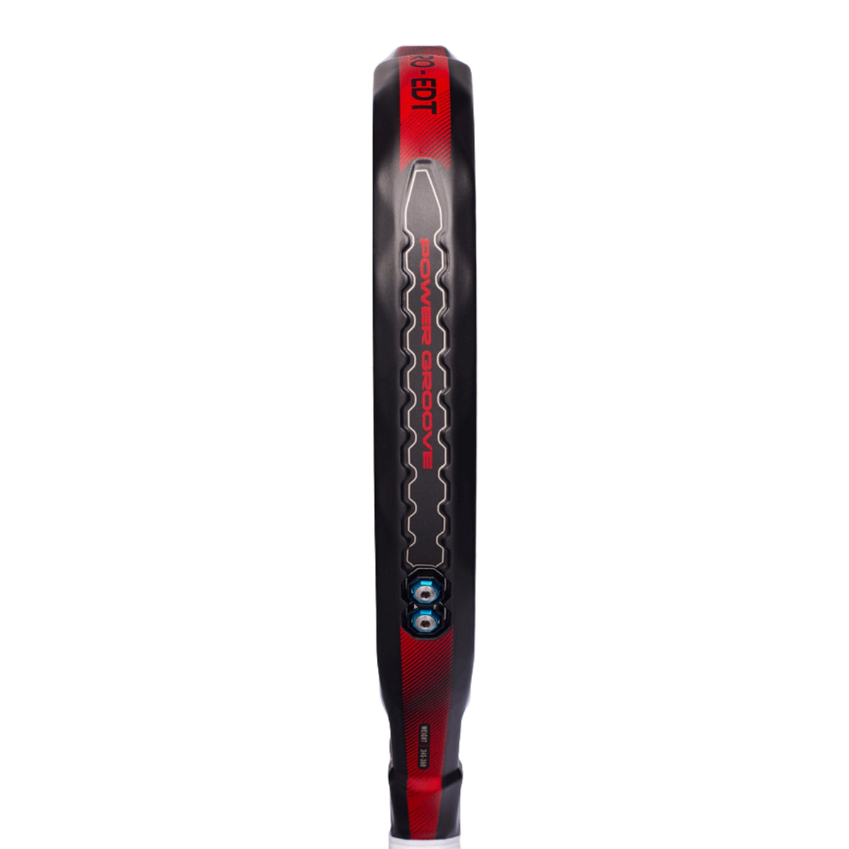 Zijaanzicht van het Adidas Metalbone Pro EDT 2026 padelracket over de volle lengte