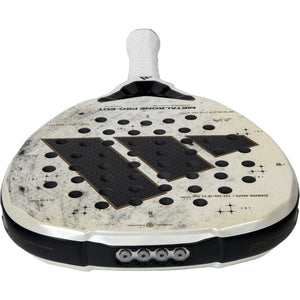 Bovenaanzicht van de Adidas Metalbone Pro Limited Edition met zwarte en witte framerand