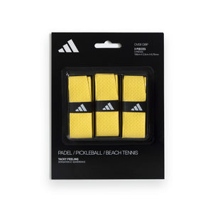 Adidas Overgrip Yellow 3 Pack, verpakking met drie overgrips