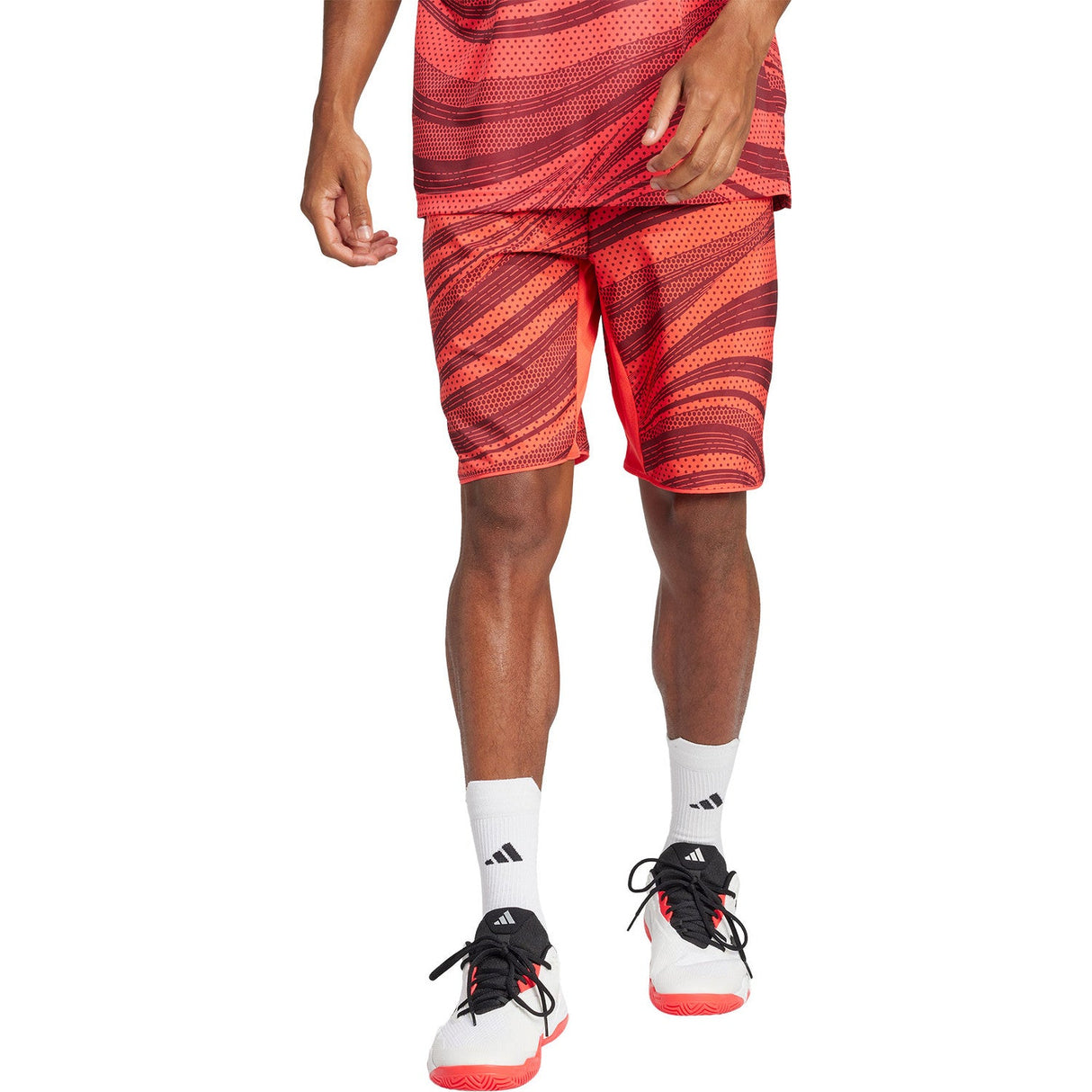 Adidas Shorts Club Graphic Red - 