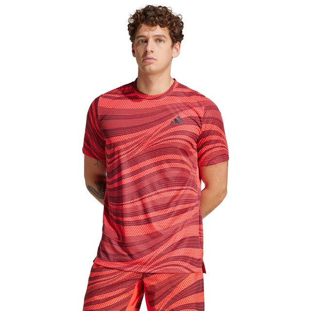 Adidas T-Shirt Club Graphic Red - 