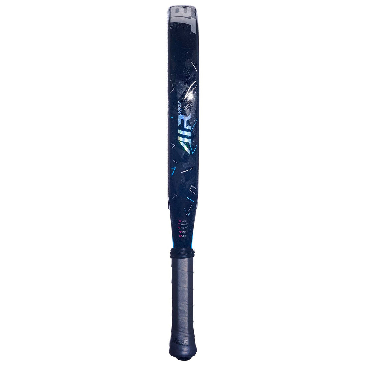 Zijaanzicht van het Babolat Air Viper 25 over de volle lengte met AIR-opdruk op de rand