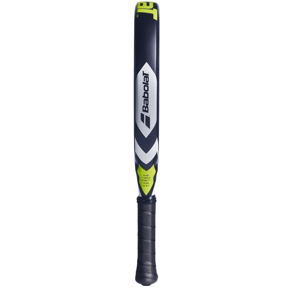 Zijaanzicht van het Babolat Counter Viper 2.6 over de volle lengte met witte onderzijde