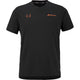Zwart Babolat Crew Neck T-shirt Lebron 2026 met oranje logo en stierkop op de borst