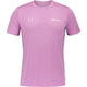 Roze Babolat Crew Neck T-shirt Lebron met wit logo op de borst, vooraanzicht met korte mouwen