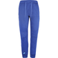 Blauwe Babolat Exercise Jogger Pants met wit logo onderaan de pijp en wit trekkoord