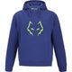 Babolat Lebron hoodie in blauw met groene wolfprint op de borst