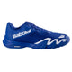 Babolat Jet Viva in donkerblauw met wit logo, zijaanzicht buitenkant