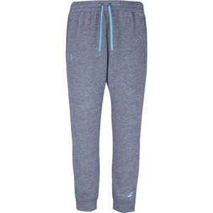Donkerblauw gemeleerde Babolat Pant Lebron met lichtblauw trekkoord, vooraanzicht