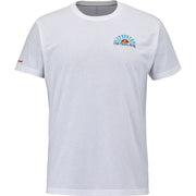 Babolat Perf Cotton T-Shirt 2026 White vooraanzicht met kleine borstprint The Padel Way