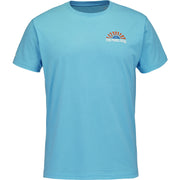 Babolat Perf Cotton T-shirt voor heren in lichtblauw, vooraanzicht