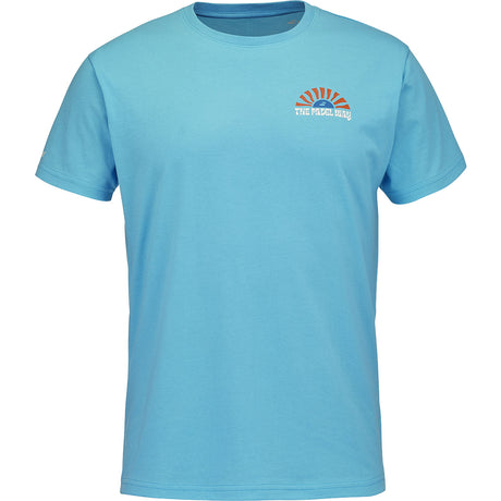 Babolat Perf Cotton T-shirt voor heren in lichtblauw, vooraanzicht