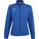 Babolat Play trainingsjack voor dames in blauw met rits, vooraanzicht