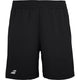 Zwarte Babolat Play short met wit logo onderaan de pijp, vooraanzicht