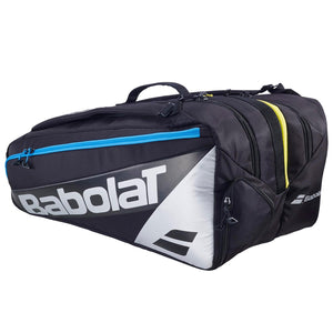 Babolat RH Pro rackettas in donkerblauw en wit met blauwe en gele ritsen