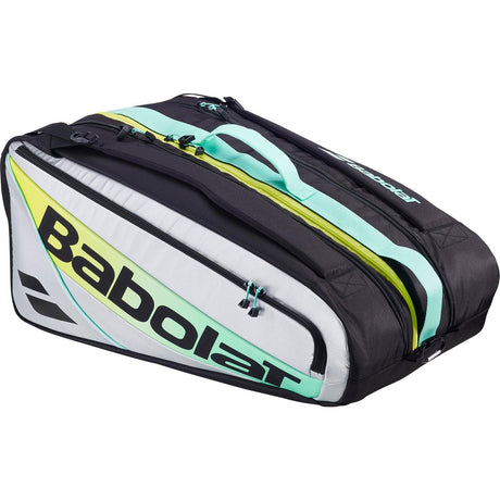 Babolat RH Pro rackettas in zwart met mintgroene en gele accenten