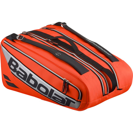 Babolat RH Pro rackettas in oranje met zwarte en witte details, zijaanzicht