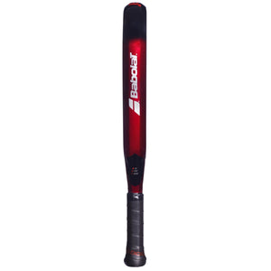 Zijaanzicht van het Babolat Technical Origin+ padelracket over de volle lengte