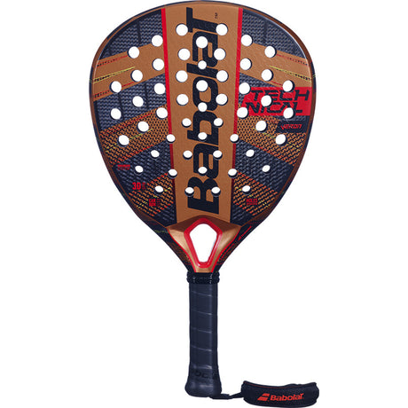 Babolat Technical Veron 2024 padelracket in koperbruin met donkerblauw, vooraanzicht