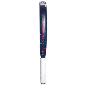 Zijaanzicht van het Babolat Technical Vertuo 25 over de volle lengte met witte grip