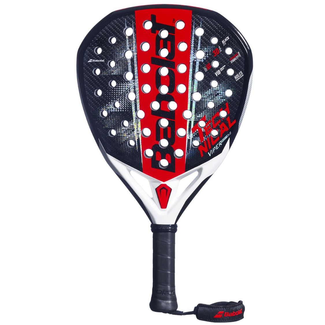Babolat Technical Viper Padel-Schläger von oben auf dem Court