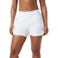 Bjorn Borg Ace 2-in-1 short voor dames in wit, gedragen vooraanzicht