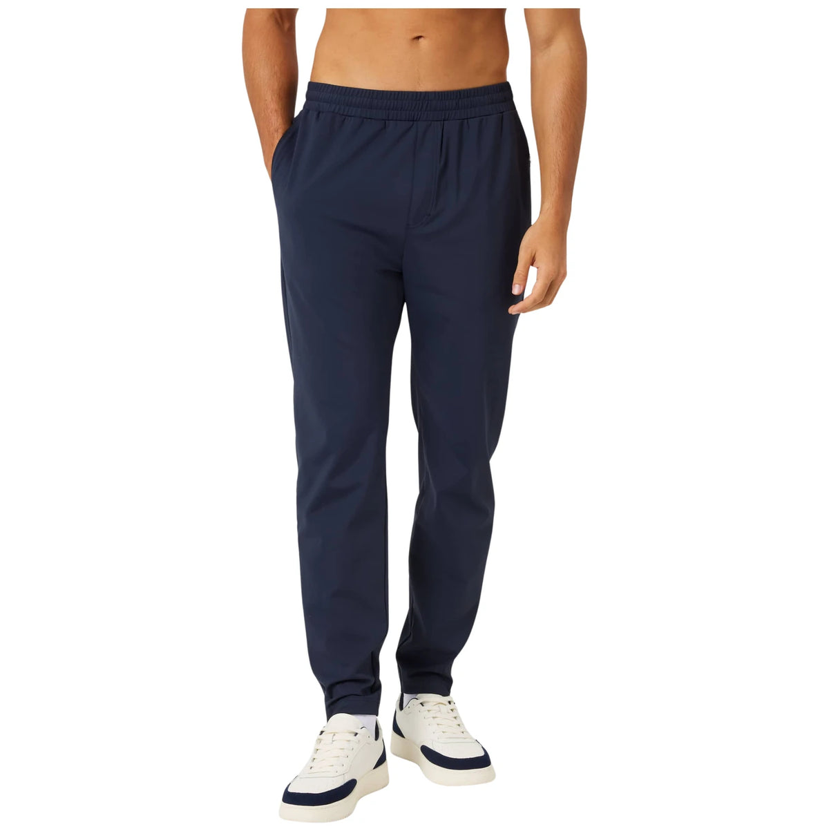 Björn Borg Ace Court Pants Night Sky - ten voeten uit op model