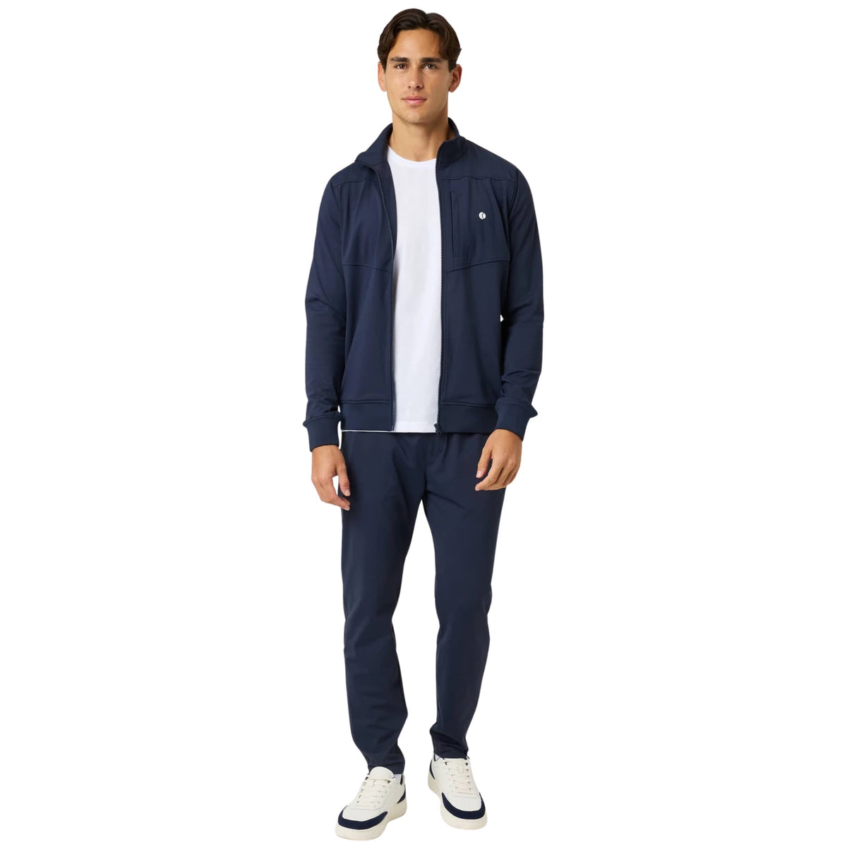 Björn Borg Ace Court Pants Night Sky - ten voeten uit op model (3)