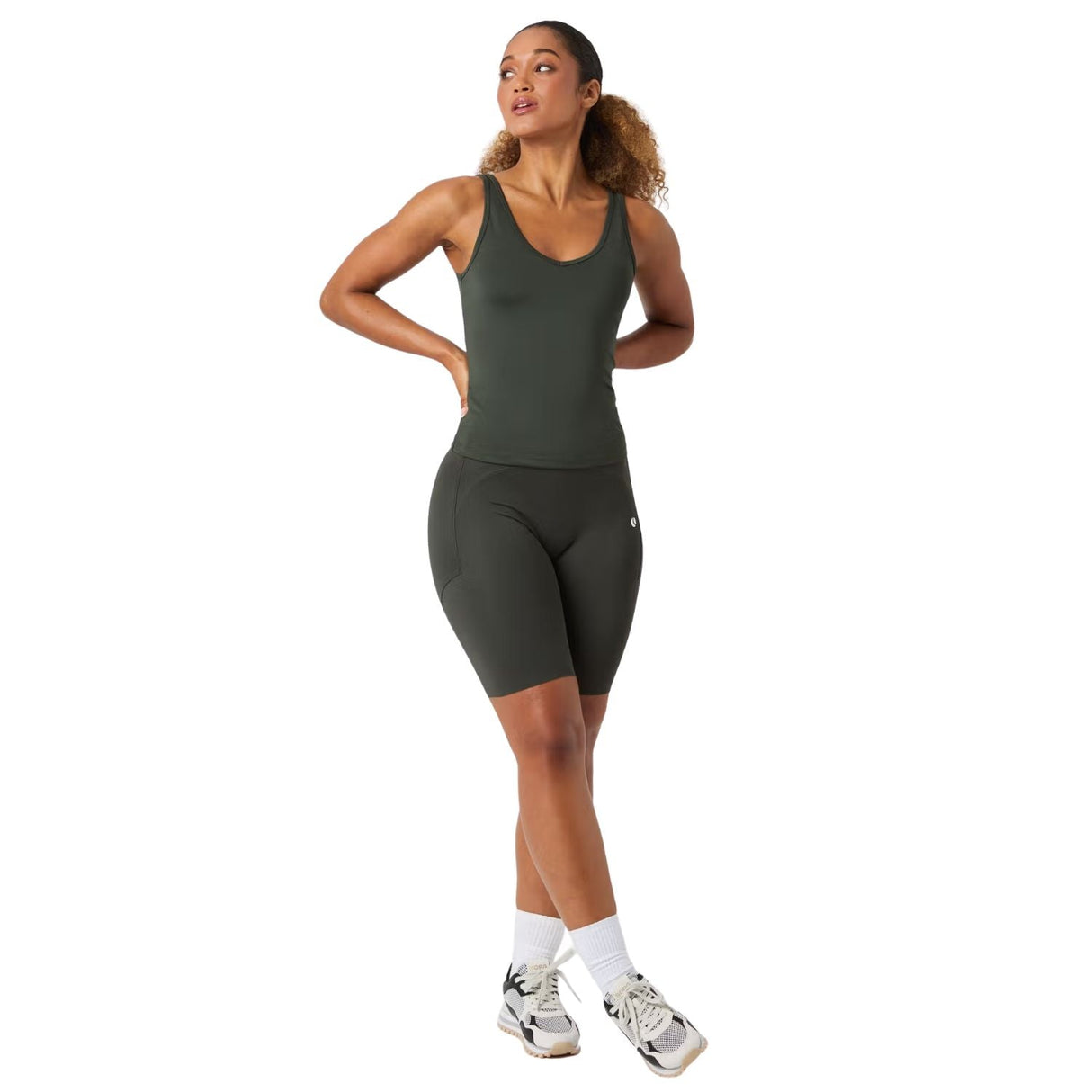 Björn Borg Ace Deep V Neck Tank Top Grey - 