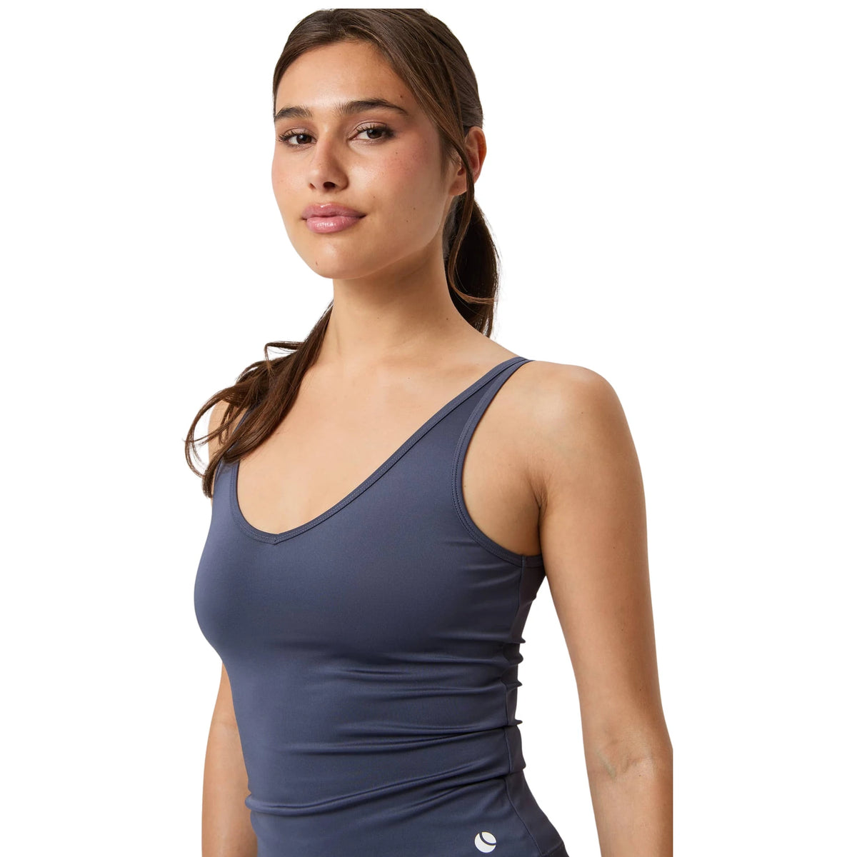 Björn Borg Ace Deep V Neck Tank Top Odyssey Gray - op model (5)