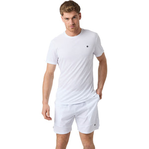 Bjorn Borg Ace Light T-shirt voor heren in wit, gedragen vooraanzicht