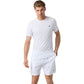 Bjorn Borg Ace Light T-shirt voor heren in wit, gedragen vooraanzicht