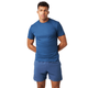 Bjorn Borg Ace Light T-shirt voor heren in staalblauw, gedragen vooraanzicht