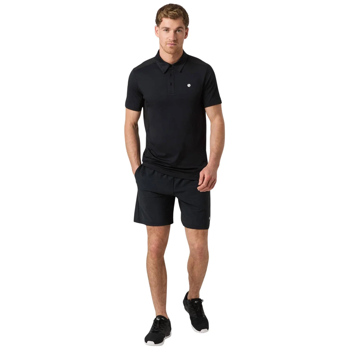 Björn Borg Ace Mesh Panel Polo Shirt Black Beauty - foto 3