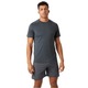 Bjorn Borg Ace Mesh Panel T-shirt voor heren in donkergrijs, gedragen vooraanzicht