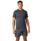 Bjorn Borg Ace Mesh Panel T-shirt voor heren in donkergrijs, gedragen vooraanzicht