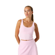 Lichtroze Bjorn Borg Ace tanktop gecombineerd met bijpassende tennisrok